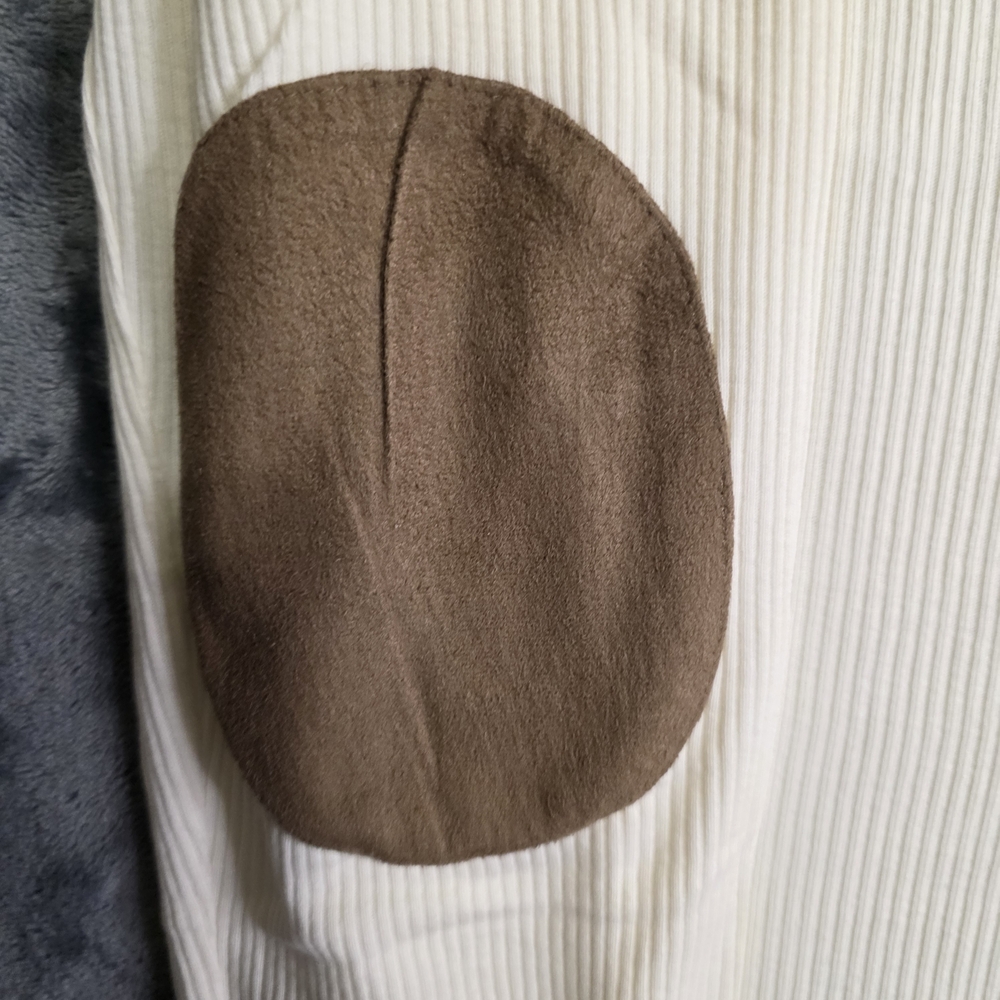 Lauren Ralph Lauren Shirt Wmns XL Suede Elbow Pads. - Picture 7 of 8